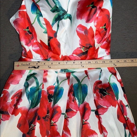 Narianna Formal‎ Red and White Dress - Picture 3 of 9